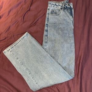 Wide leg light Denim Jeans